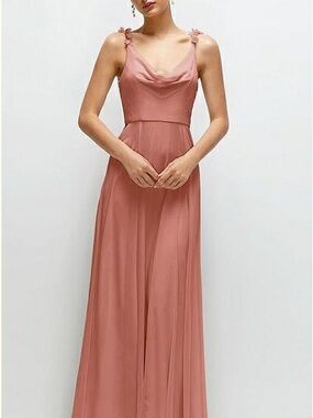 Dessy Group | Dresses | Strapless Empire Waist Cutout Maxi Dress Size |  Poshmark